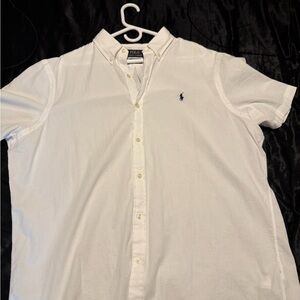 Polo by Ralph Lauren Men's White Button-Down Shirt
